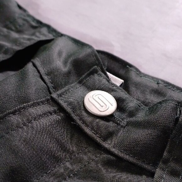 Vintage 90s Big Baggy SNUG INDUSTRIES Dark Green Wide-Leg Pants - Picture 8 of 12